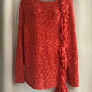 Easyspirit Knit Sweater with Attached Scarf